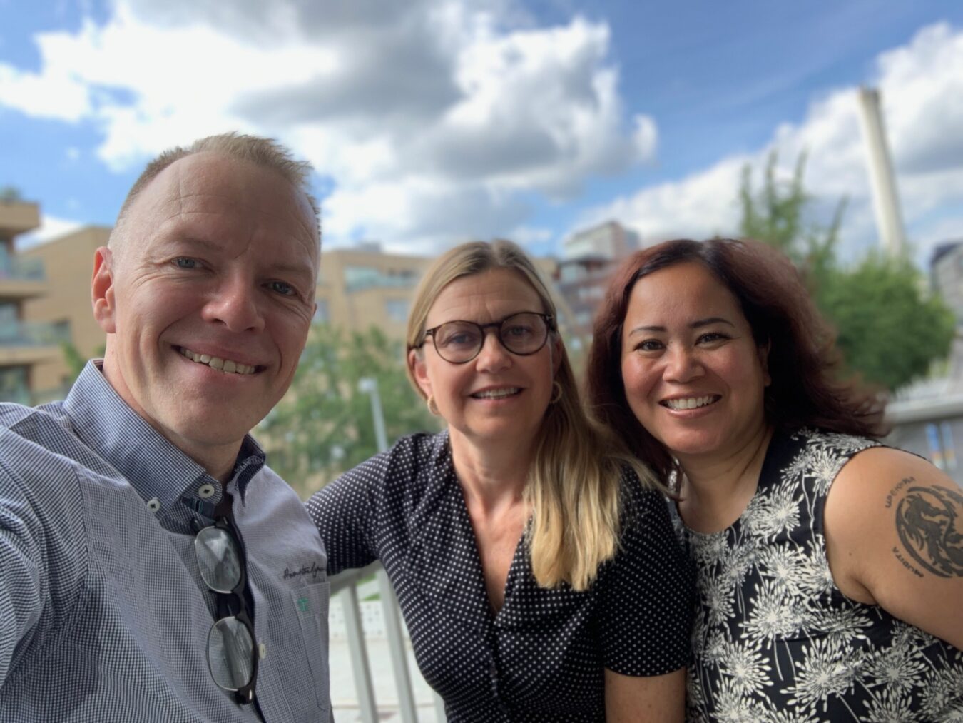 Jag, Maria och Martin Erlandsson.